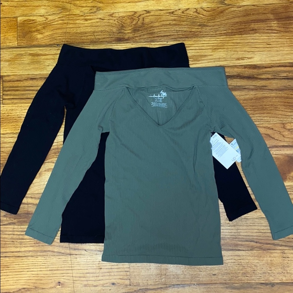 SET OF TWO!! NWT Free People Sexy Tops Size M/L